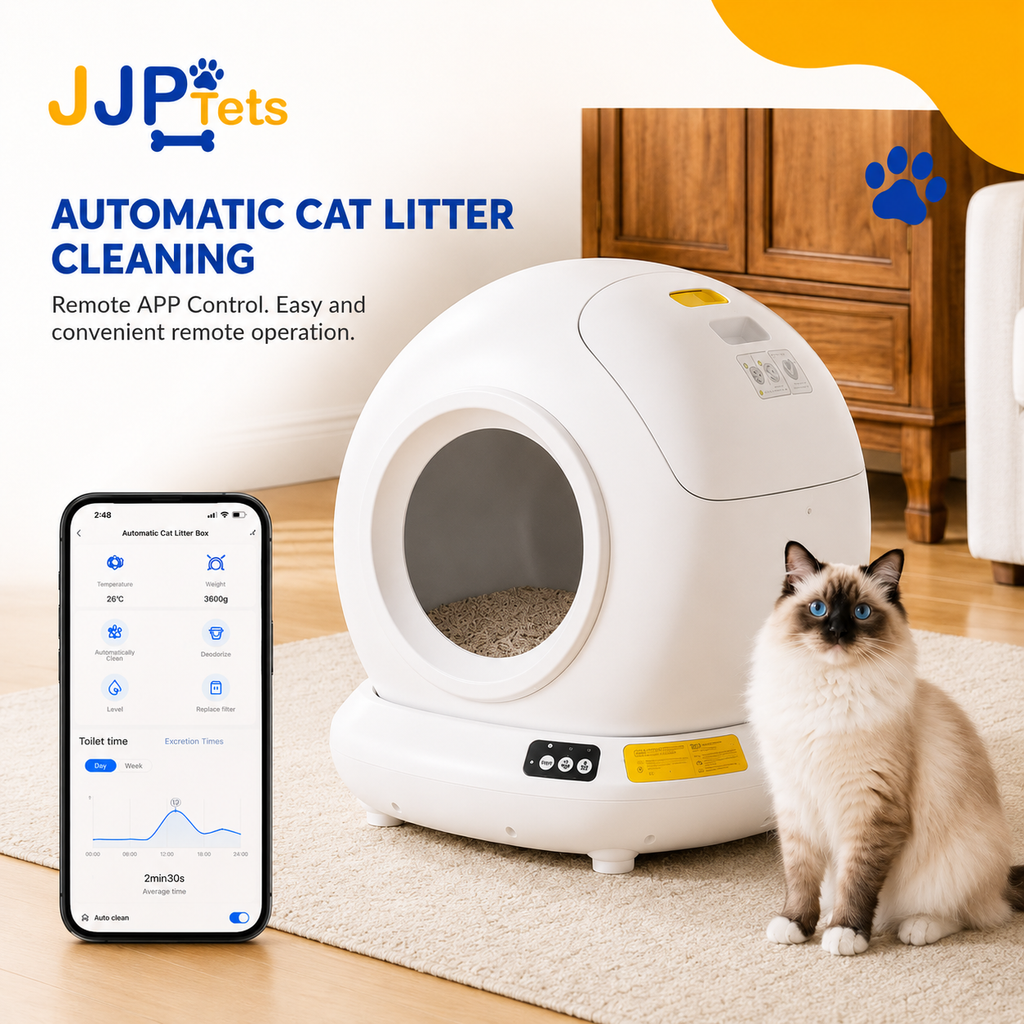 Premium Enclosed Stainless Steel Litter Box