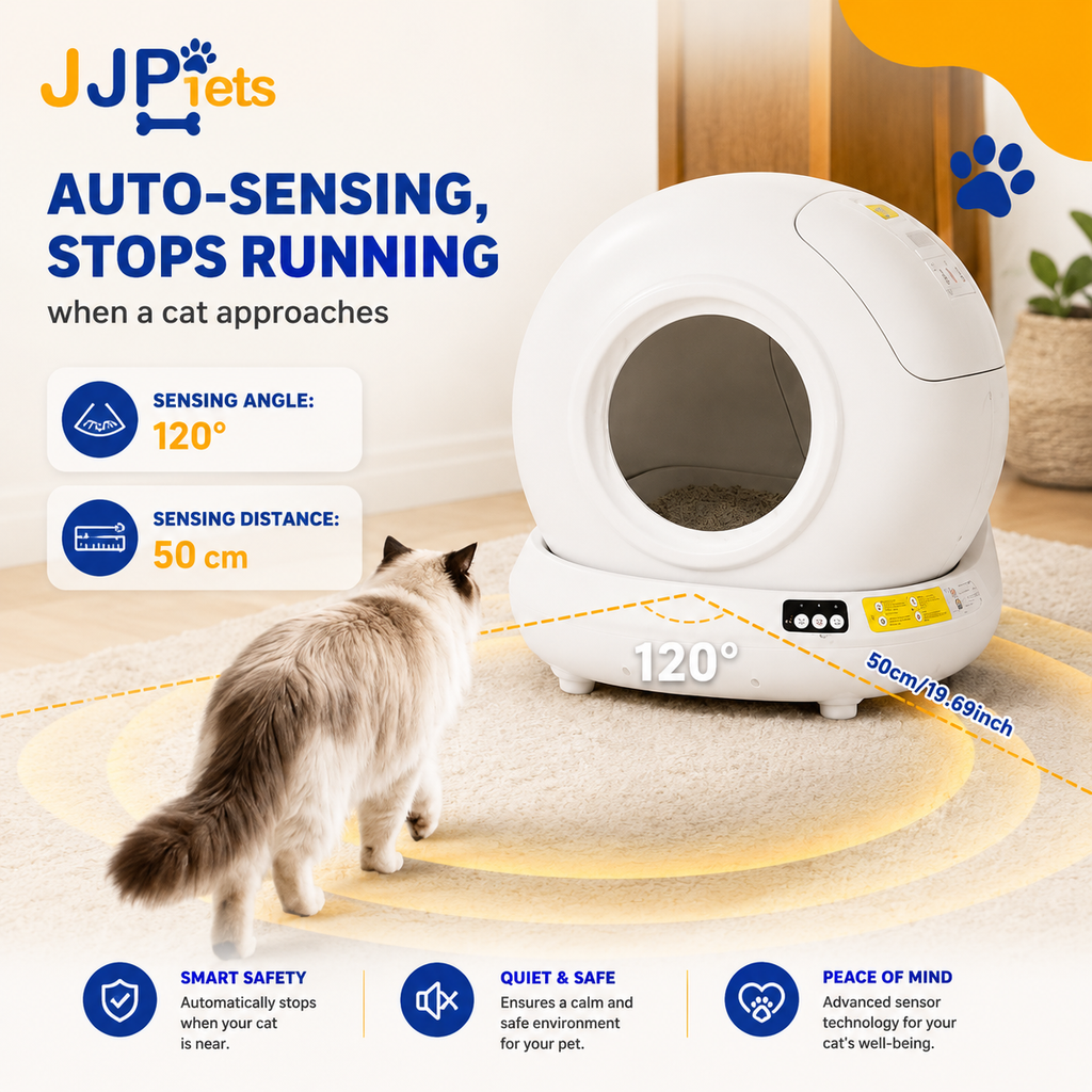Premium Enclosed Stainless Steel Litter Box